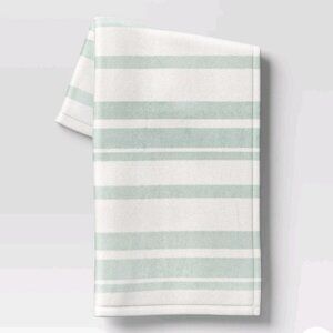 Plush Striped Throw Blanket